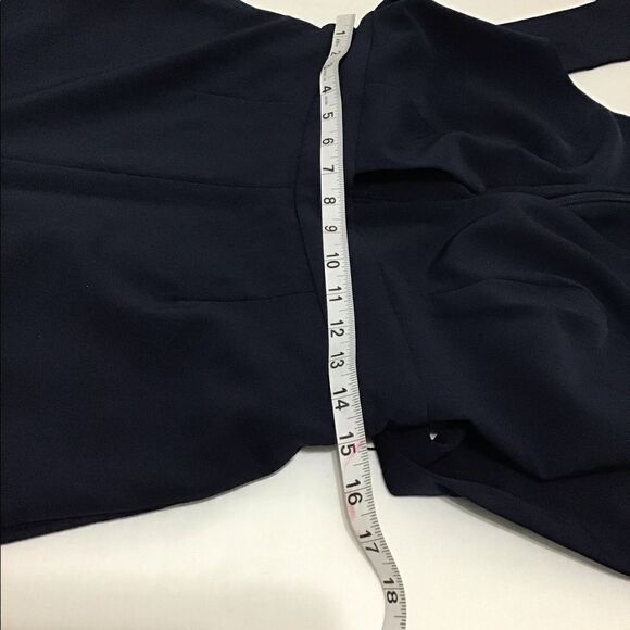 Finders Keepers Blue Essie Sleeveless Belted Wide Leg Pantsuit New Size Large - Picture 14 of 16